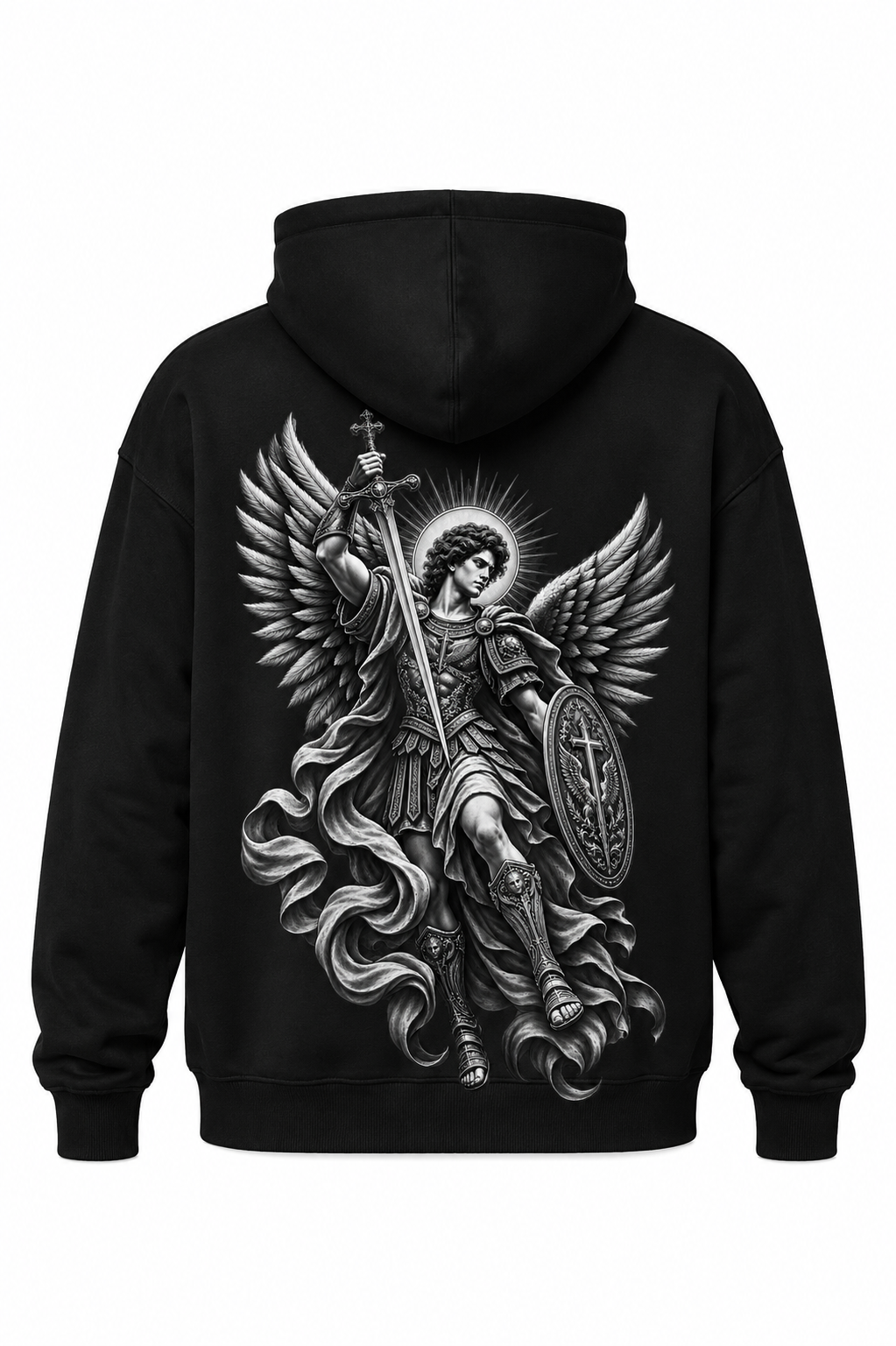 THE DIVINE GUARDIAN — Heavyweight Premium Hoodie