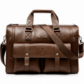 HERITAGE WORK | Large Capacity Leather Laptop Briefcase