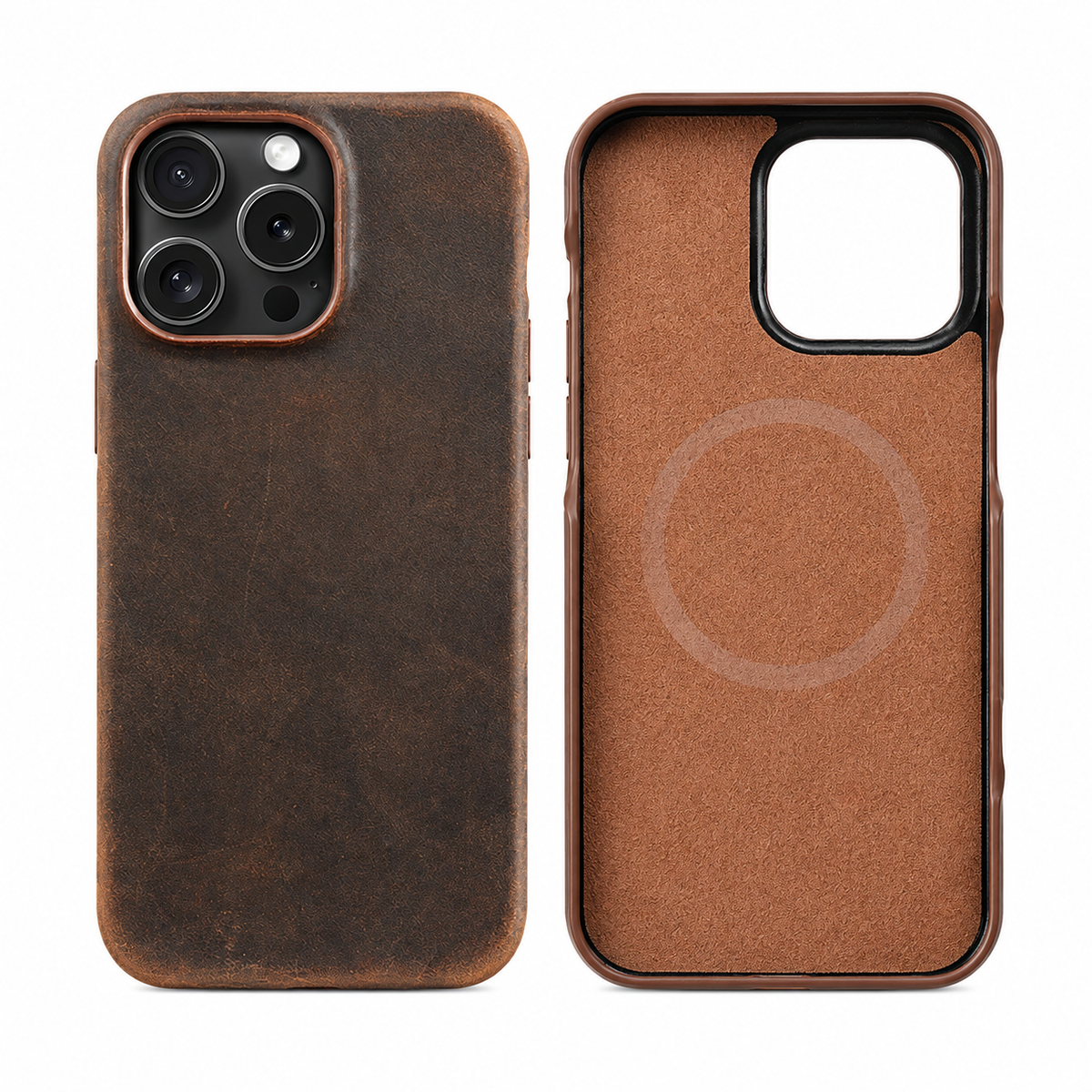 HERITAGE ELITE — Luxury Magnetic Leather iPhone Case