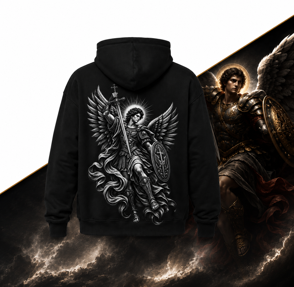 THE DIVINE GUARDIAN — Heavyweight Premium Hoodie