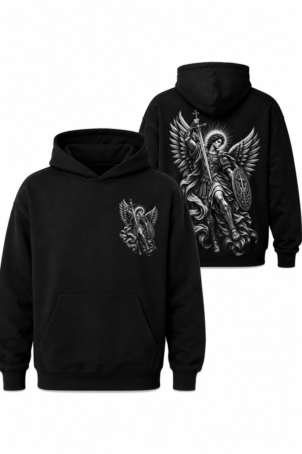 THE DIVINE GUARDIAN — Heavyweight Premium Hoodie