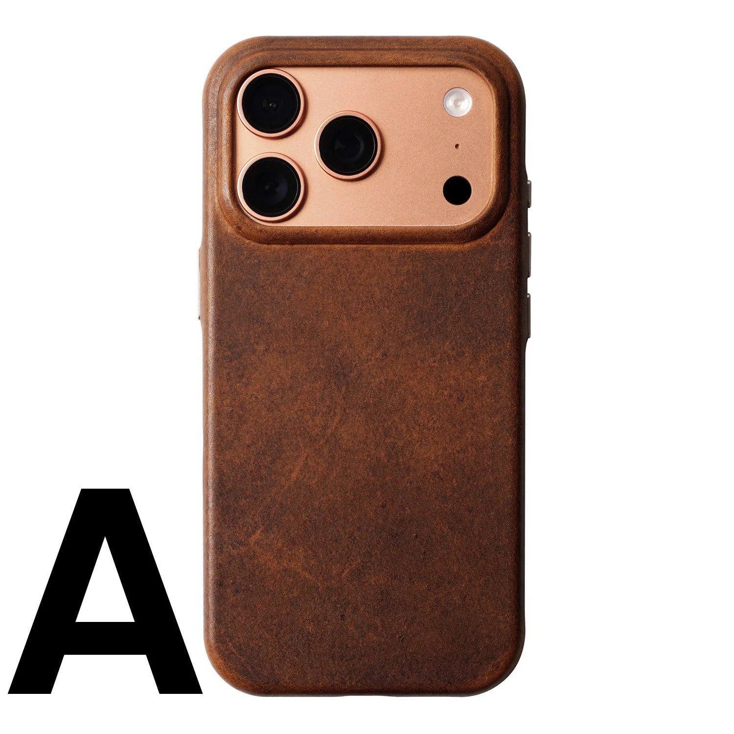 YMW Charles F Stead Waxed Genuine Leather Case for iPhone 17 16 Pro Max 15 Luxury Genuine Leather Handmade Phone Cover